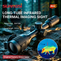 Lunette thermique pour la chasse, résolution 640x512, objectif 50 mm, télémètre laser, monoculaire pour la vision nocturne, 2600 m, 7 niveaux