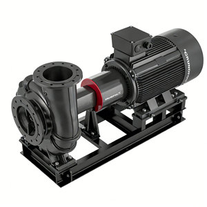 Pompe centrifuge horizontale à aspiration axiale Grundfos NK 1 CV, moteur électrique triphasé, raccord à bride, sortie 1 pouce - Product Image 1