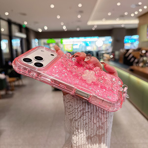 BEAUTYLINE Étui de téléphone portable 3 en 1 avec paillettes, protection unique à 360 degrés pour <span class=keywords><strong>iPhone</strong></span> 12 <span class=keywords><strong>13</strong></span> 14 15 16 17 <span class=keywords><strong>Pro</strong></span> Max, étuis de bonne qualité - Product Image 6