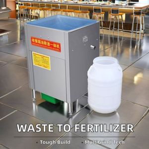Machine de compostage électrique pour déchets organiques domestiques, cuisine de restaurant, engrenage en acier inoxydable, capacité 40 kg/h, garantie 3 ans, alimentaire - Product Image 3