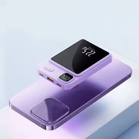 Nouvelles Idées de Produits Mini Petit Portable PD22.5W Magnétique Powerbank Chargeur Rapide Pack de Charge Power Bank 5000mAh 10000Mah