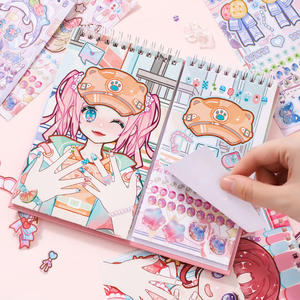 Libro di adesivi per Nail Art SIMNO Kila: adorabili personaggi 2 - in - 1 giocano decorano 800 + elementi per il divertimento creativo della Manicure fai da te - Product Image 4