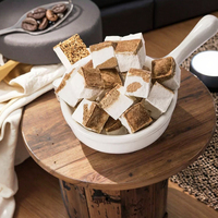 Hoogwaardige gevriesdroogde kokoslatte fabrikant groothandel casual snacks koffiemelk chips vacuüm verpakt