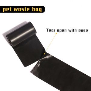 Sacs à déjections pour animaux de compagnie, fabricant de sacs à crottes de chien, vente en gros, sacs à crottes noirs emballés en boîte - Product Image 3