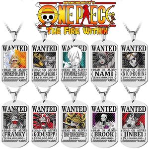 Cadeau promotionnel <span class=keywords><strong>Cool</strong></span> dessin animé Luffy Roronoa Zoro collier en métal étiquettes de chien accessoires ornement colliers en gros <span class=keywords><strong>Widget</strong></span> pendentif - Product Image 2