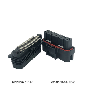 Connecteur étanche pour automobile, huile et gaz, femelle et mâle, <span class=keywords><strong>26</strong></span>, <span class=keywords><strong>34</strong></span>, 60 broches, TE AMP Tyco SUPERSEAL 1,0 MM, 3-1437290-7 4-1437290-0 - Product Image 6