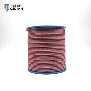 Cordon de choc élastique marron personnalisé réglable 2mm 3mm 4mm 5mm Latex Polyester réflexion cordon personnalisé serrures à bascule cordon élastique - Product Image 6