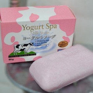 Y434 YOKO YOGURT SPA MILK <b>SOAP</b> 90g. Body <b>Soap</b> Rich with Moisturizer from Olive Oil & Proteins Yogurt Cleansed and Creamy Smooth - Product Image 5