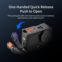 Cage de caméra en alliage d'aluminium Selens avec adaptateur de fixation magnétique à dégagement rapide pour DJI Action 6, accessoires de cadre pour vlogging