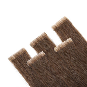 K.SWIGS Extensions de cheveux à bandes adhésives en PU sans couture de qualité supérieure, 12-28 pouces, double épaisseur, cheveux humains vierges Remy chinois, invisibles - Product Image 2