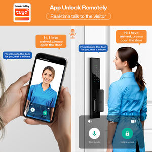 عالية الجودة واي فاي بصمة تويا 3D الوجه قفل ذكي الرقمية الإلكترونية البيومترية قفل ذكي الباب الشد والجذب - Product Image 4