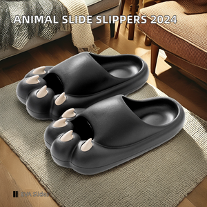 2024 kadın moda rahat plaj EVA köpük kedinin pençe terlik yumuşak kaymaz yazlık terlik - Product Image 4