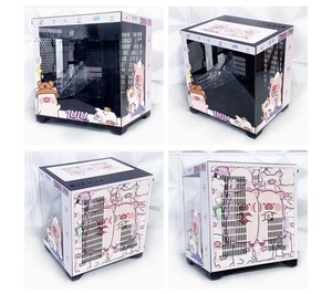 Tùy chỉnh Lu Lu Pig tác động PC trường hợp máy tính biển xem phòng Micro <span class=keywords><strong>ATX</strong></span>/ITX chơi game tháp giữa towe Mini rỗng PC trường hợp - Product Image 1