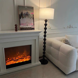 วินเทจตกแต่งบ้านจําลองการเผาไหม้ไม้เตาผิงไฟฟ้าติดผนังตกแต่งเตาผิงสถานที่ขาตั้งทีวีสําหรับในร่ม - Product Image 2