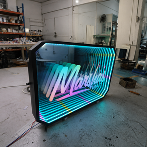 Espejo 3D con Iluminación LED de Efecto Abismo, Personalizable a partir de 1 Pieza, para Decoración de Discotecas, Salas de Juego y Oficinas - Product Image 6