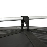 Filet de séchage en nylon noir imperméable avec fermetures éclair pour herbes et plantes de jardin suspendues