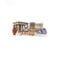 Aimant de réfrigérateur en résine Palerme logo personnalisé souvenir tourisme cadeau machine peinture restaurant bar cuisine décoration aimant de réfrigérateur