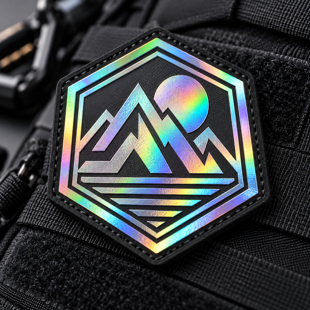 Manufacturer Personnalize SillIcon Custom Logo Club Team Pvc Rubber Waterproof Reflective logo Patch with  for Bag Cap