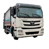 Camion compacteur de déchets Foton Auman 23m³ à double essieu arrière, Vente directe usine, Euro 6, Assainissement municipal