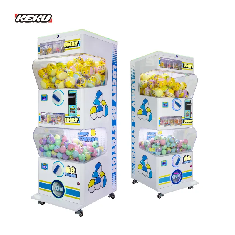 Gacha gachapon gashapon Máy viên nang gashapon Máy bán hàng tự động Đồ chơi bóng bán hàng tự động viên nang Đồ chơi máy viên nang bất ngờ