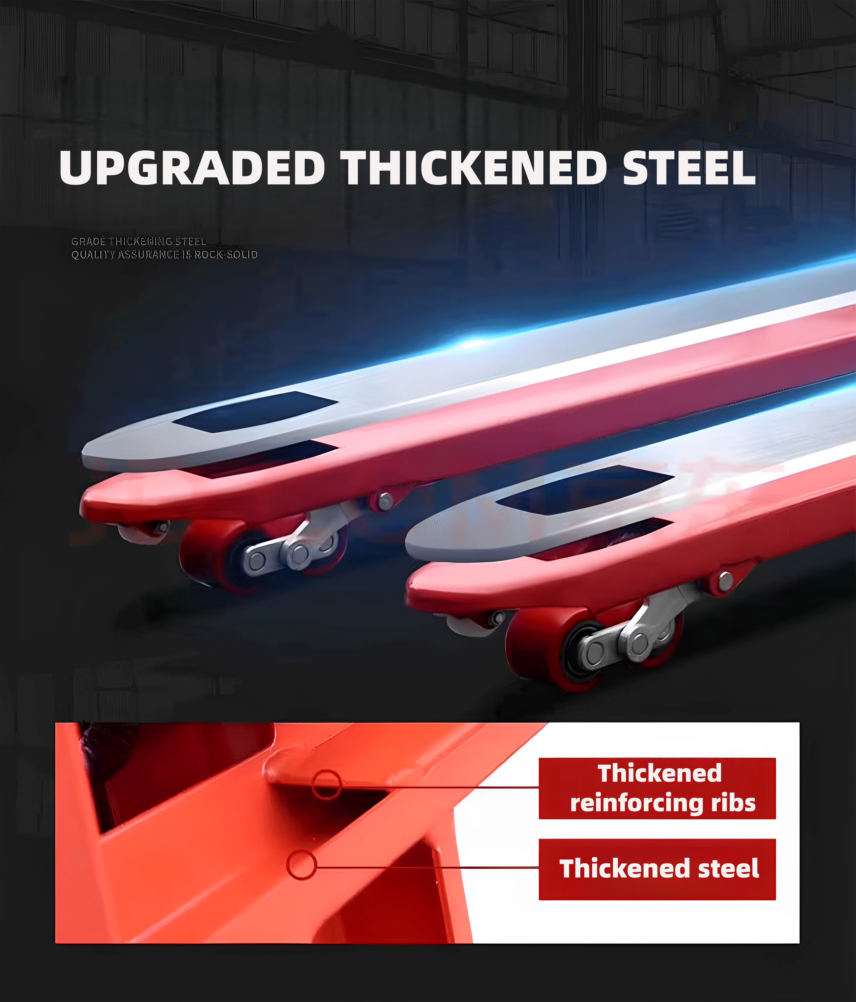 New ZOOYA Manual Hydraulic Pallet Jack 2T 3T Capacity Mini Walkie Pallet Truck 48x27 Retail Use 1 Year Warranty Indoor/Outdoor