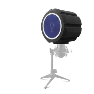Micrófono de escritorio inalámbrico para estudio de transmisión en vivo Reducción de ruido Absorción de sonido con cubierta insonorizada para uso en conferencias - Product Image 1
