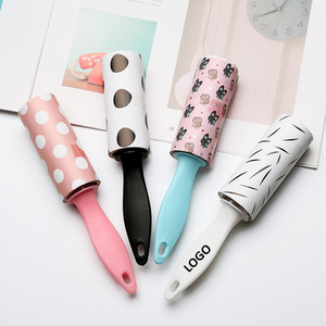 Con Lăn Di Động Thiết Bị Dính Tóc Tay Cầm Dài Dính Bụi Thu Gom Bàn Chải Loại Bỏ - Product Image 2