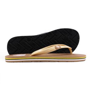 Sandalias de Playa Nicecin con Logotipo Personalizado para Hombre, Diseño de Suela Sandwich a Rayas, Correa de Goma EVA Suave, Antideslizantes, para Verano, OEM - Product Image 1