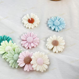 Vela de aromaterapia con forma de flor de Margarita, velas de manzanilla 3D grandes hechas a mano, novedad - Product Image 2