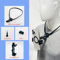 Support de cou pour téléphone de haute qualité pour Go-pros, caméra d'action D-JI, prise de vue en collier, vue à la première personne, accessoires de cyclisme
