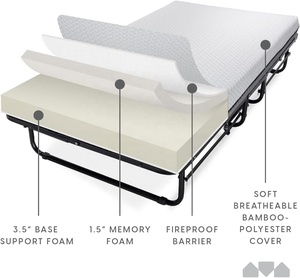Vente flash : <span class=keywords><strong>lit</strong></span> pliant de 13 cm, matelas à ressorts, <span class=keywords><strong>lit</strong></span> d'hôtel, <span class=keywords><strong>lit</strong></span> supplémentaire pliable - Product Image 3