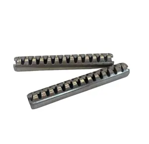 Wholesale Good Quality SS304 Tooth Pin Slotted Coiled Spring Pins CNC Machining