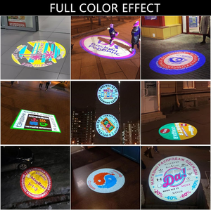Proyector Gobo RGB/Azul IP67 con Logotipo Personalizado, Luces Publicitarias con Cambio Automático de Color, Proyección LED para Exteriores, LED Personalizado de 30W 60W - Product Image 6