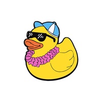 Broche de mode unique et professionnelle en forme de petit canard jaune, accessoire vestimentaire mignon en alliage émaillé, créative, pour sac à dos, motif dessin animé
