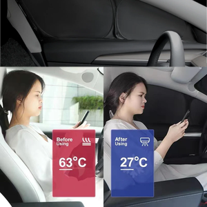 ม่านบังแดดความเป็นส่วนตัวหน้าต่างรถยนต์ โรงงานรุ่น <span class=keywords><strong>Chery</strong></span> ปรับแต่งม่านบังแดดกระจกหน้ารถและด้านหลังป้องกันรังสียูวี - Product Image 5