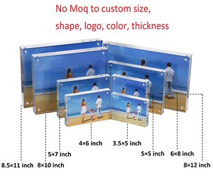 Khung Ảnh Nam Châm 4X6 Khung Hình Acrylic Hai Mặt Siêu Rõ - Product Image 3