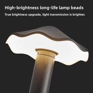 LED 방수 정원 빌라 야외 조명, 공원 우산 모양 조경 정원등, 전원 공급식 버섯 모양 잔디등 - Product Image 4