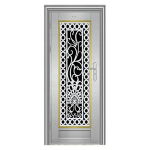 Porta in Acciaio Inox <span class=keywords><strong>di</strong></span> Alta Qualità con Design a Griglia <span class=keywords><strong>di</strong></span> <span class=keywords><strong>Sicurezza</strong></span> <span class=keywords><strong>per</strong></span> Uso Residenziale in Malesia - Product Image 3