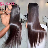 Pelucas de Cabello Humano Liso Natural Vietnamita 13*4 13*6 con Encaje Frontal, Peluca Frontal de Encaje HD con Cutícula Alineada para Mujeres Negras