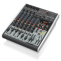 Console analogique Behringer Xenyx X1204 USB, 12 entrées avec processeur multi-effets 24 bits et système d'interface USB et audio, équipement musical