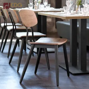 מודרני אוכל שולחן כיסא סט מסעדת ריהוט עץ מסעדה שולחן כיסאות