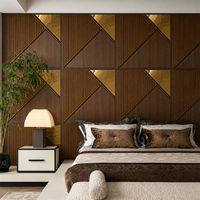 Panneaux muraux 3D en PVC modernes, panneaux décoratifs pour la décoration murale de fond de télévision, utilisation en intérieur