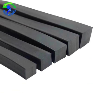 Rắn màu đen vuông Nitrile cao su NBR niêm phong Dải dầu-kháng axit-kiềm chống sốc hấp thụ phẳng strippressure mat - Product Image 2