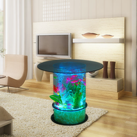 Lampe led circulaire composé de bulles d'eau, design moderne, luminaire décoratif d'intérieur, idéal pour un salon