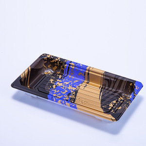 Boîte à <span class=keywords><strong>sushi</strong></span> rectangulaire en plastique PET jetable de haute qualité, vente directe d'usine Fujian <span class=keywords><strong>Bingo</strong></span>, pour restaurant, hôtel, fête, pique-nique - Product Image 5