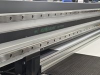Imprimante jet d'encre hybride UV haute performance 3,2 m avec 2 à 8 têtes T3200, haute vitesse 150 m²/h pour l'impression sur cuir et les factures