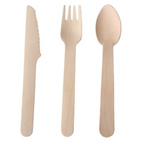 Vente en gros d'ensembles de couverts en métal bambou naturel couteau jetable fourchette cuillère serviette en papier écologique résistant à la chaleur durable