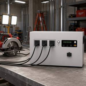 Station d'alimentation portable 2000W LiFePO4, générateur solaire triple sortie AC USB-C 12V DC PV pour camping, maison et extérieur - Product Image 4