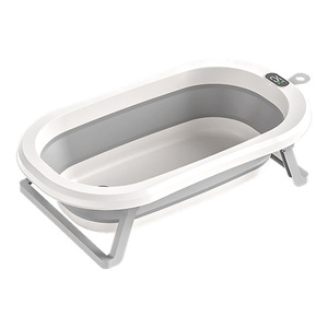 Bañera Plegable para Bebé con Sensor de Temperatura, Tamaño Grande para Recién Nacidos de 0 a 12 Meses, Asiento de Baño Multifuncional de Plástico - Product Image 3