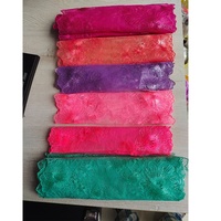Aksesoris Lingerie Paling Modis 2024: Renda Hijau Mint Ungu Tulle Bordir Bronzing Berkilau Hiasan Bunga untuk Bra